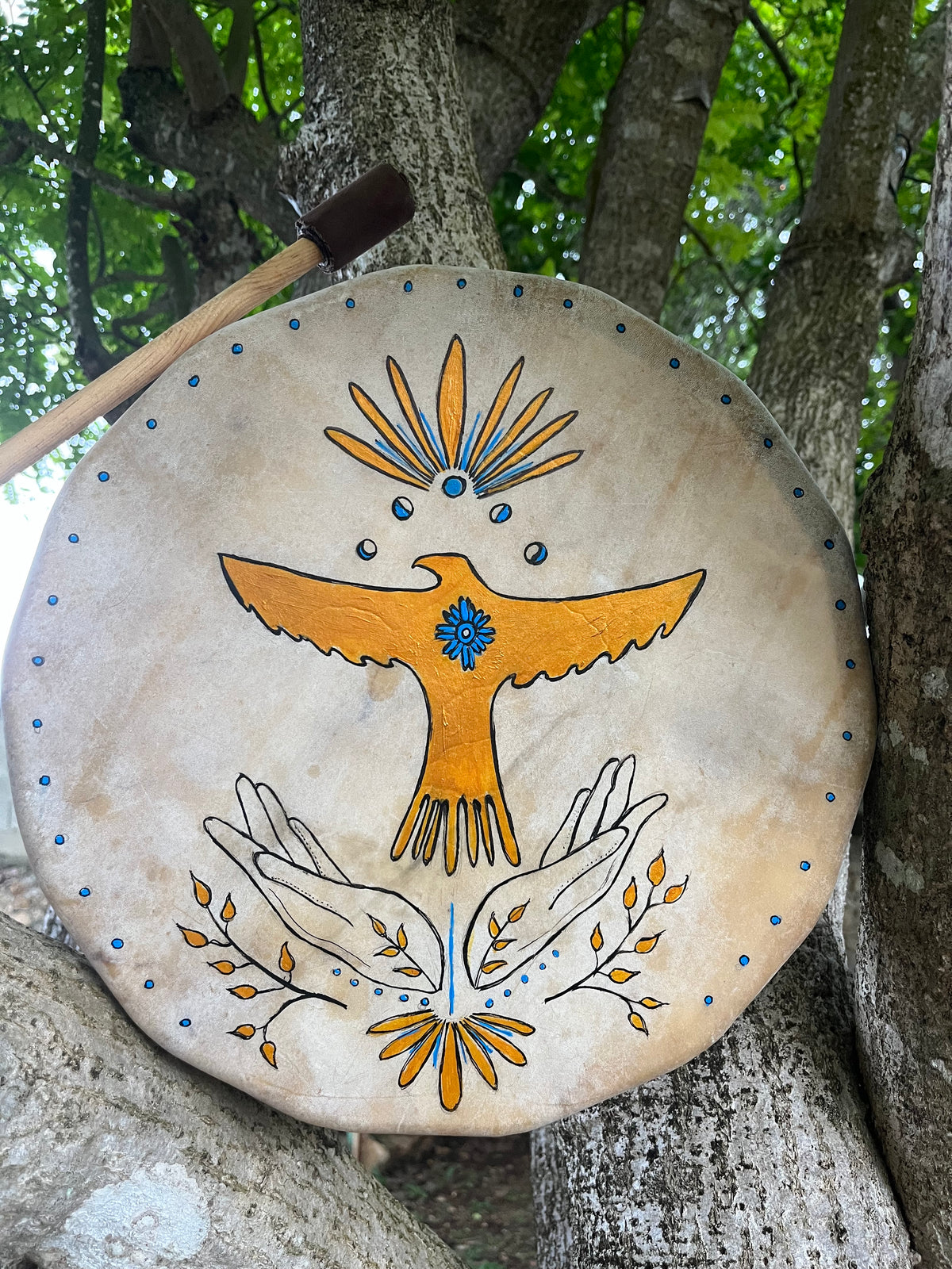 Tambor chamánico personalizado